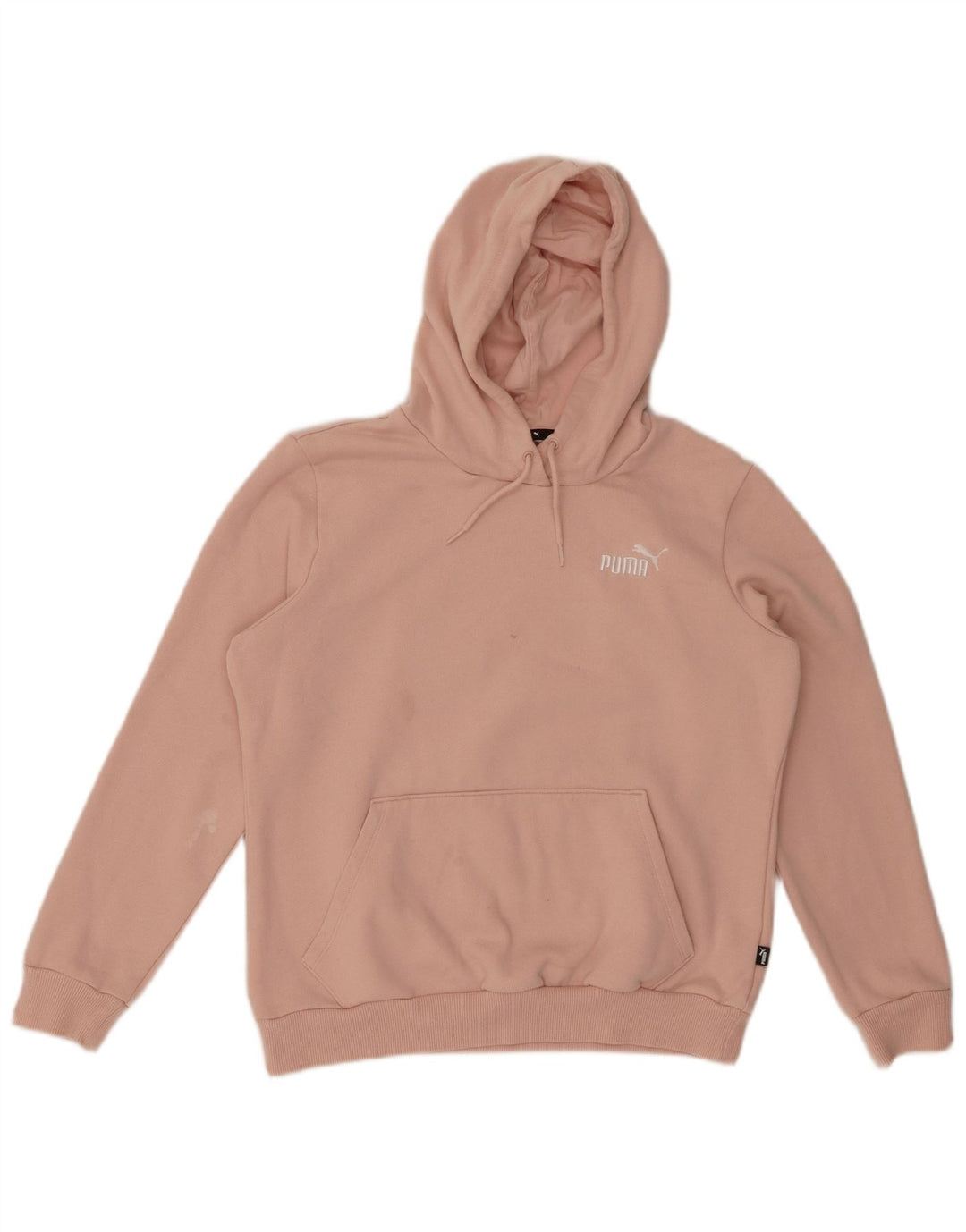Damski sweter oversize z kapturem PUMA UK 10, mały, różowy, bawełniany