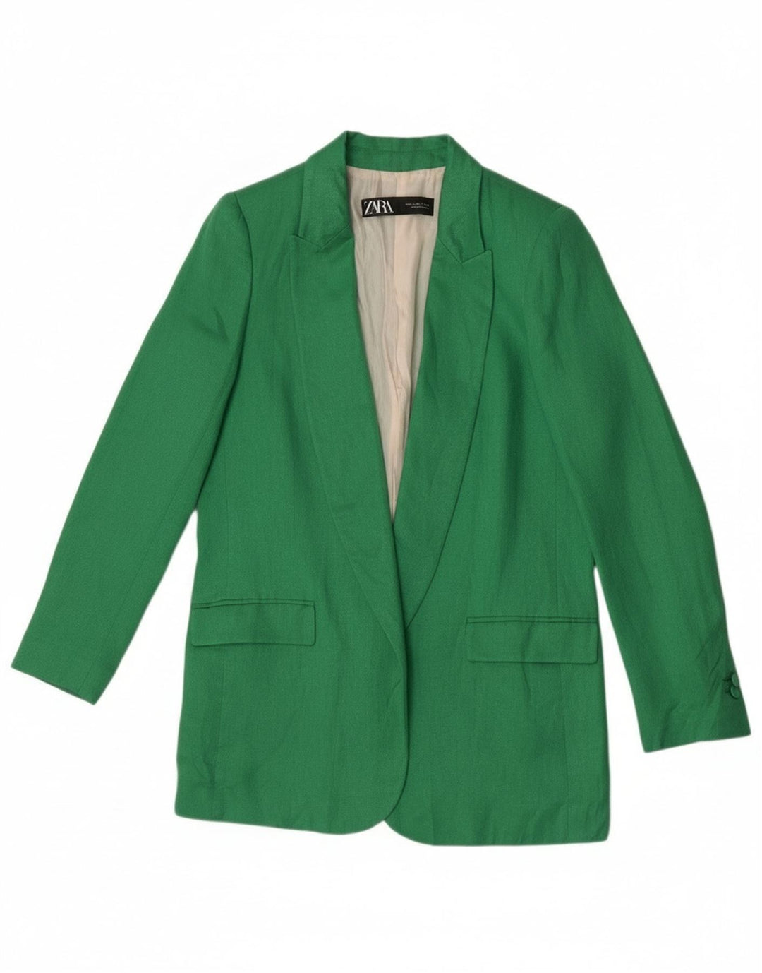 Kurtka damska Zara Open Blazer UK 10 Small Green