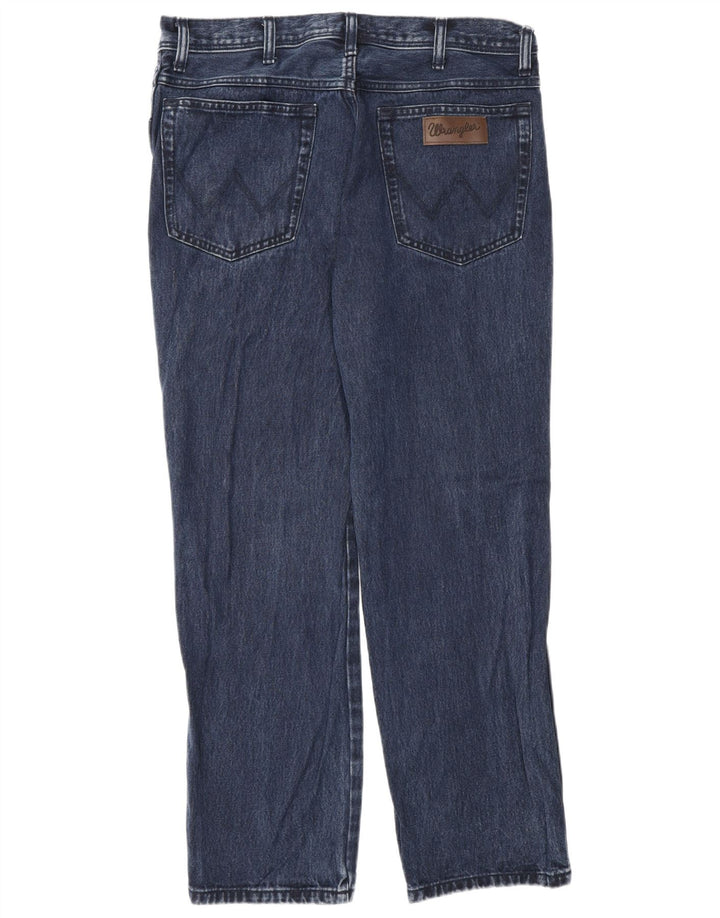 Męskie jeansy Wrangler Texas Straight W34 L30 granatowe