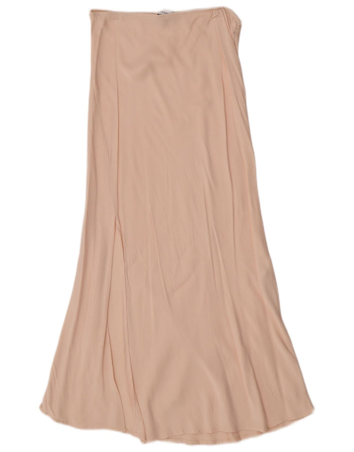 Damska spódnica maxi Warehouse UK 12 Medium W28 Beżowa wiskoza