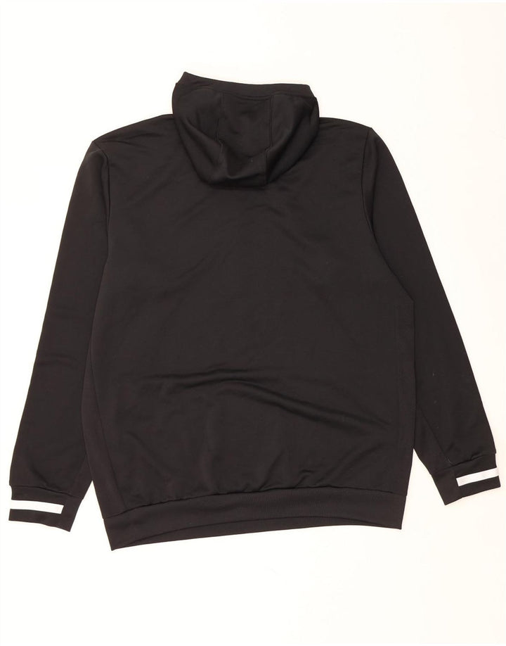 Męska bluza z kapturem Climacool ADIDAS XL, czarny poliester