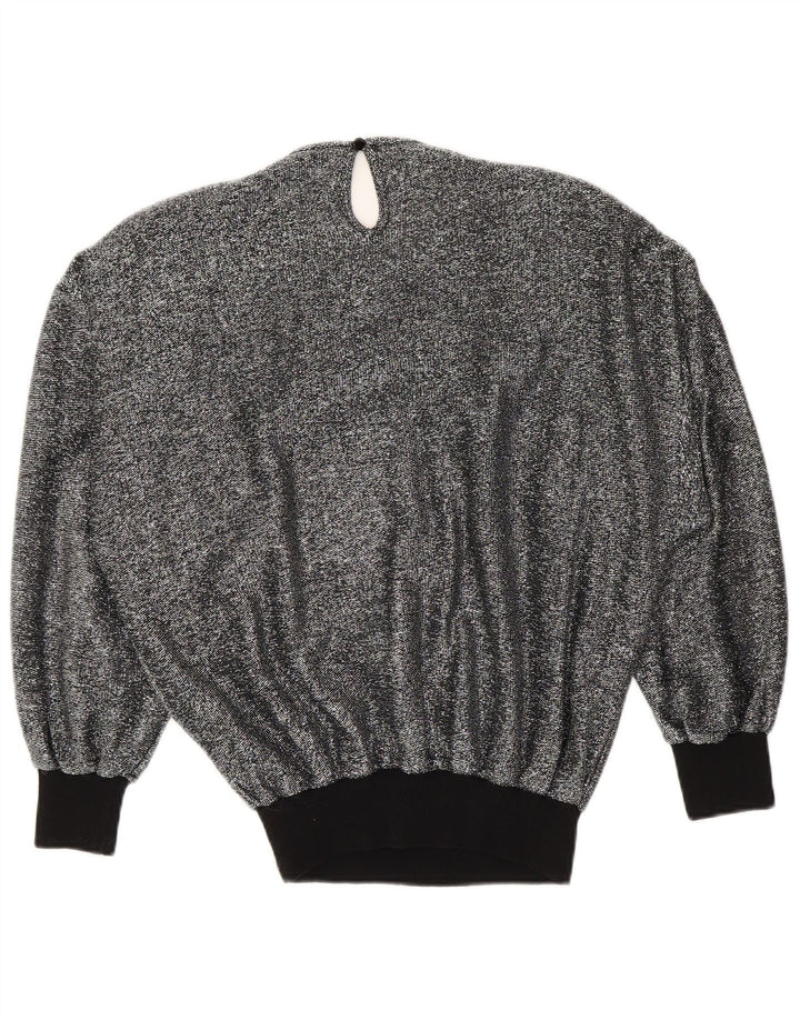 Bluzka damska Vintage Top UK 16 Large Silver