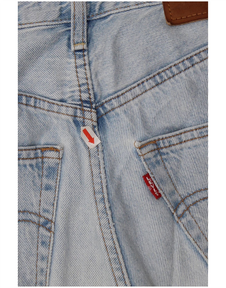 Damskie jeansy Levi's Ribcage Straight W25 L29 Niebieskie bawełniane