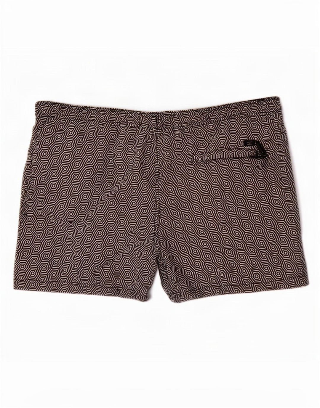 Męskie spodenki kąpielowe Superdry XL, czarny, geometryczny poliester
