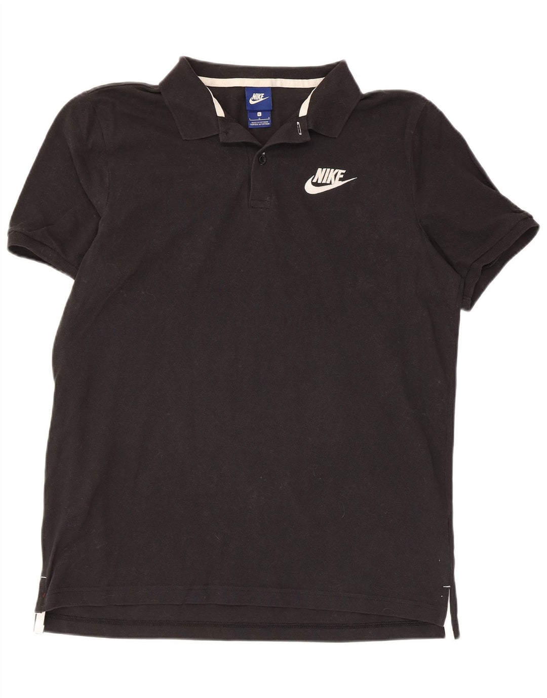 Męska koszulka polo Nike, duża, czarna, bawełniana