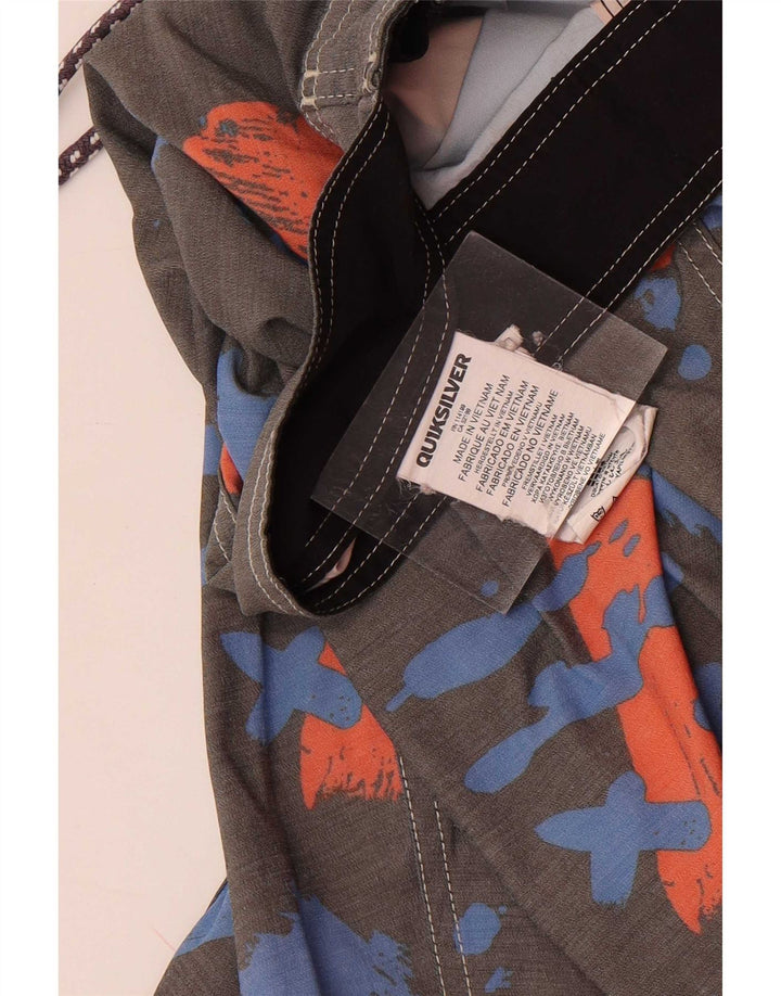 Męskie spodenki kąpielowe Quiksilver, średnioszary, poliester