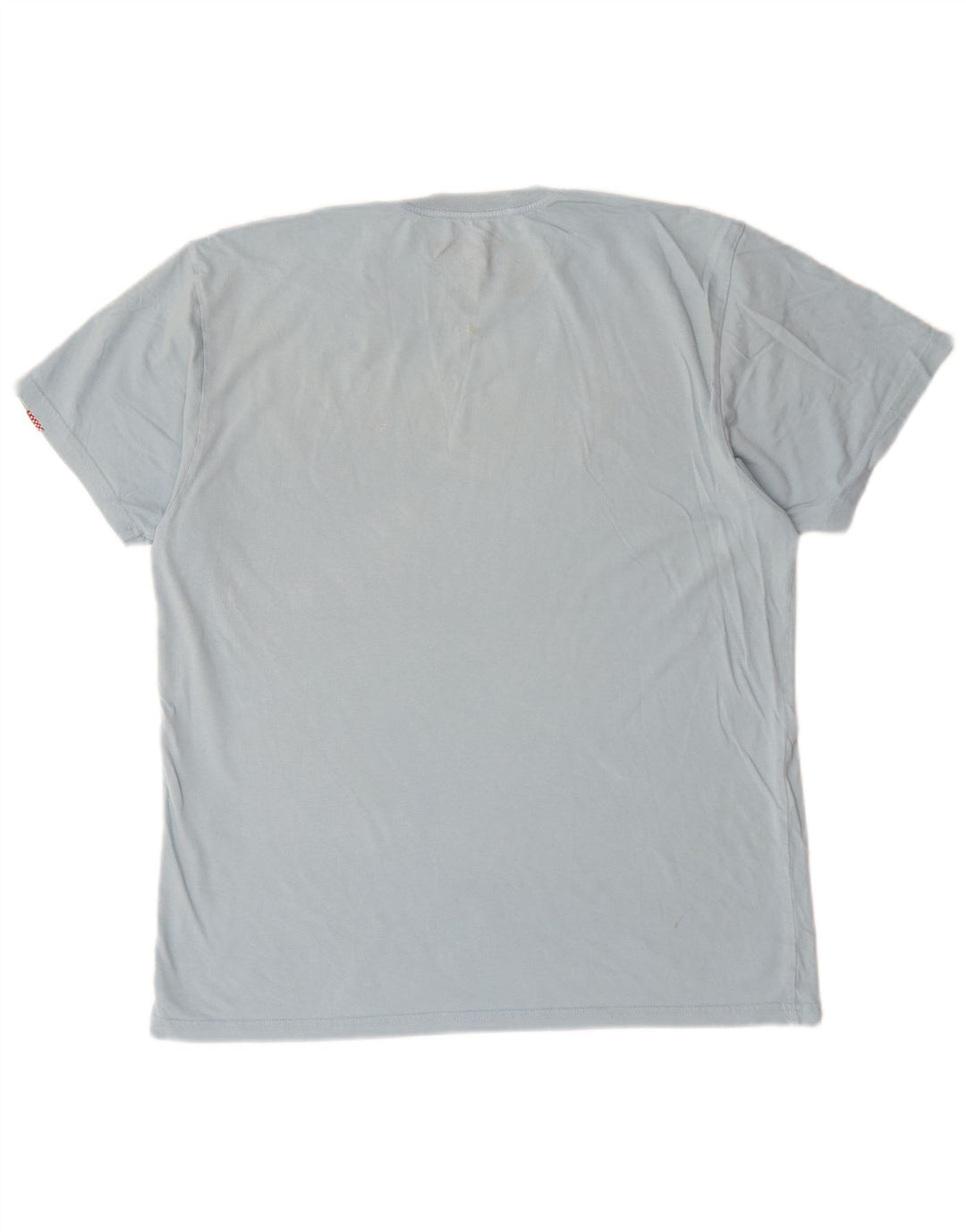 Męski T-shirt z grafiką Vans, duży, niebieski, bawełniany