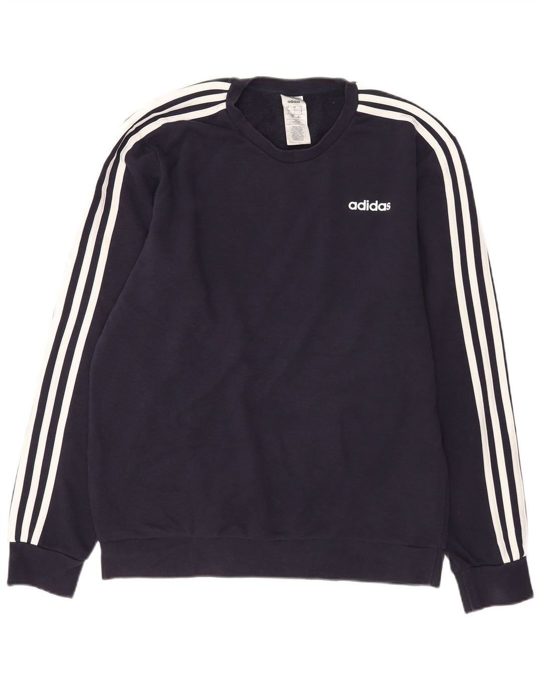 Adidas Męska Bluza Sweter Duża Granatowa Bawełna