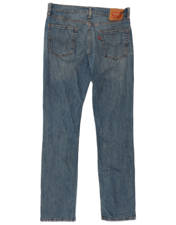 Męskie jeansy LEVI'S 511 Slim W34 L34 Niebieska bawełna