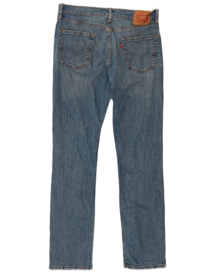 Męskie jeansy LEVI'S 511 Slim W34 L34 Niebieska bawełna