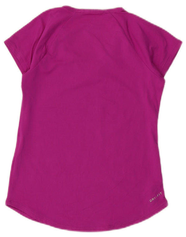 T-shirt dziewczęcy Nike Dri Fit 8-9 lat, mały, fioletowy