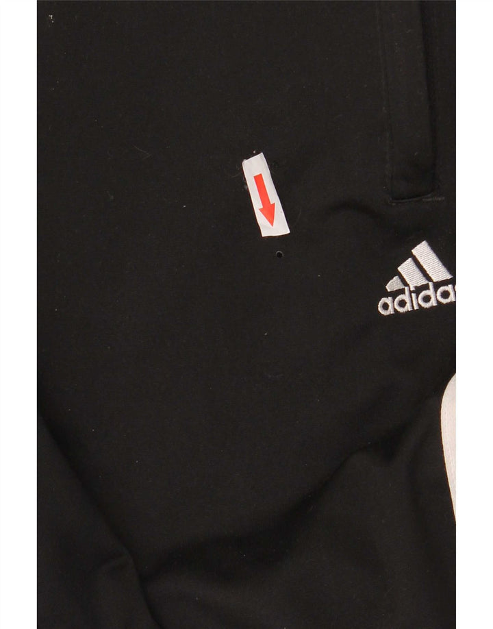 Męskie spodnie dresowe Adidas UK 40/42 Średni czarny poliester