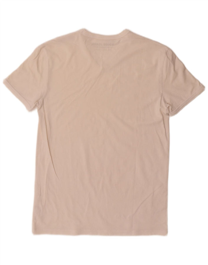 Guess T-shirt męski, duży, biały, bawełniany