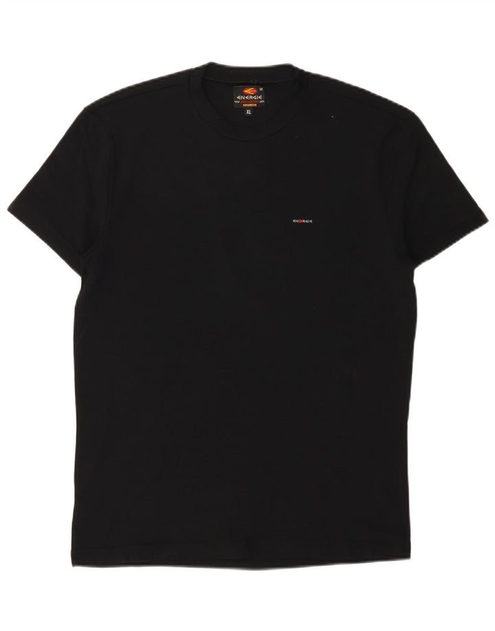 T-shirt chłopięcy Energie, 15-16 lat, XL, czarny, poliamid