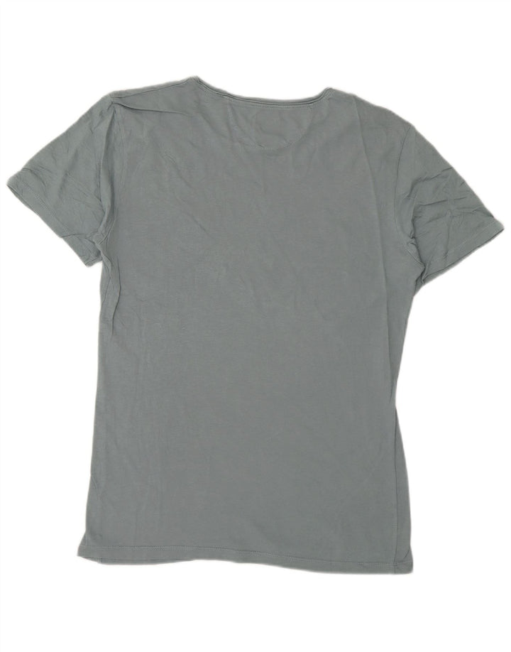 Męski T-shirt Zara, mały, szary