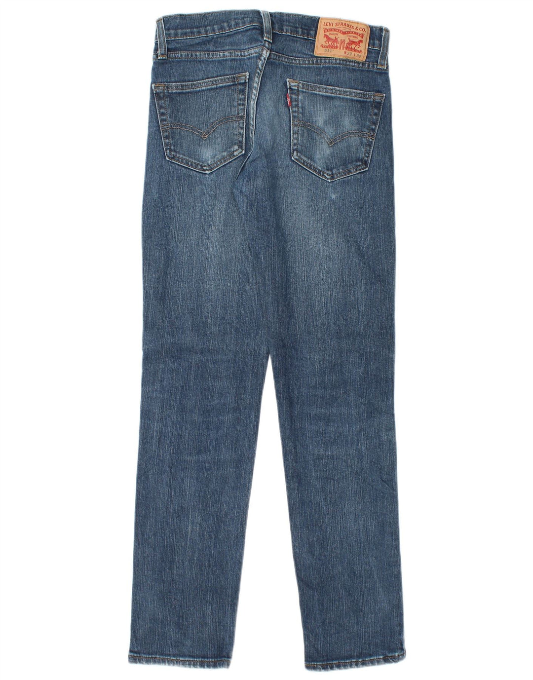 Męskie jeansy Levi's 511 Slim W29 L30 Niebieska bawełna
