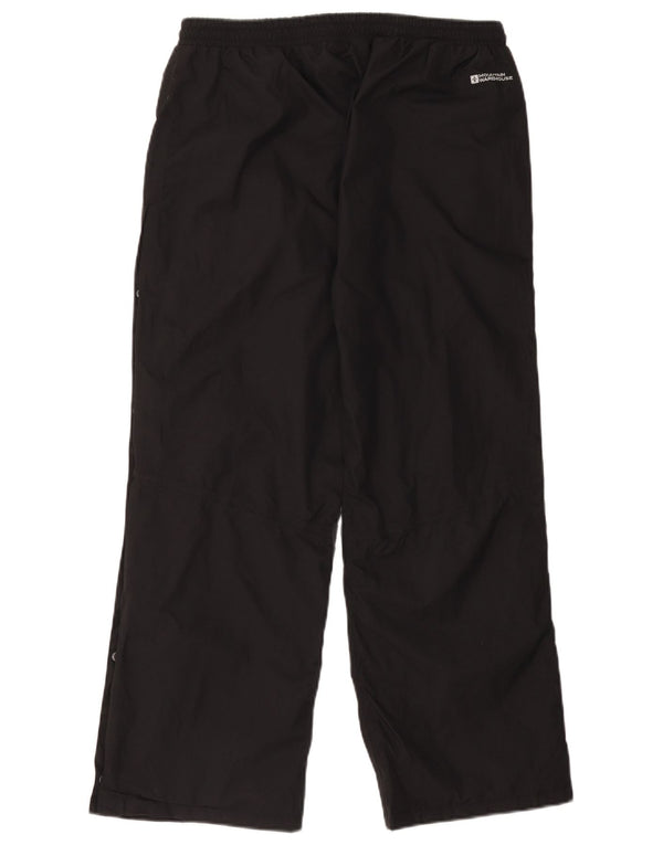 Mountain Warehouse Womens Waterproof Trousers UK 14 Large Black Nylon