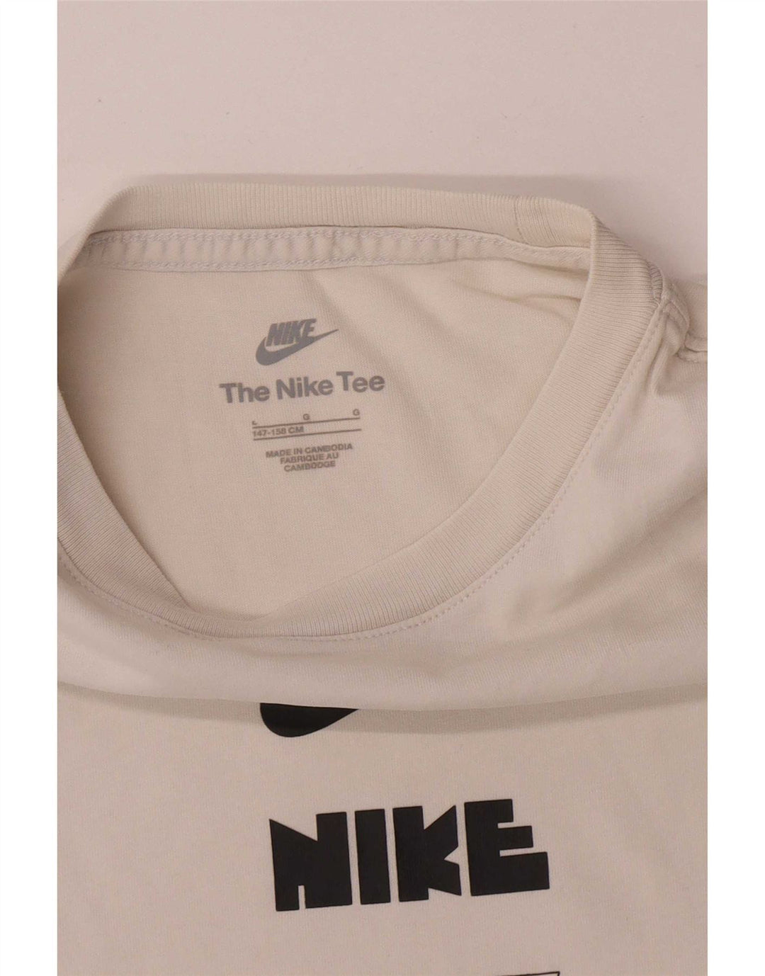 Chłopięcy T-shirt z grafiką Nike na 12-13 lat, duży, biały