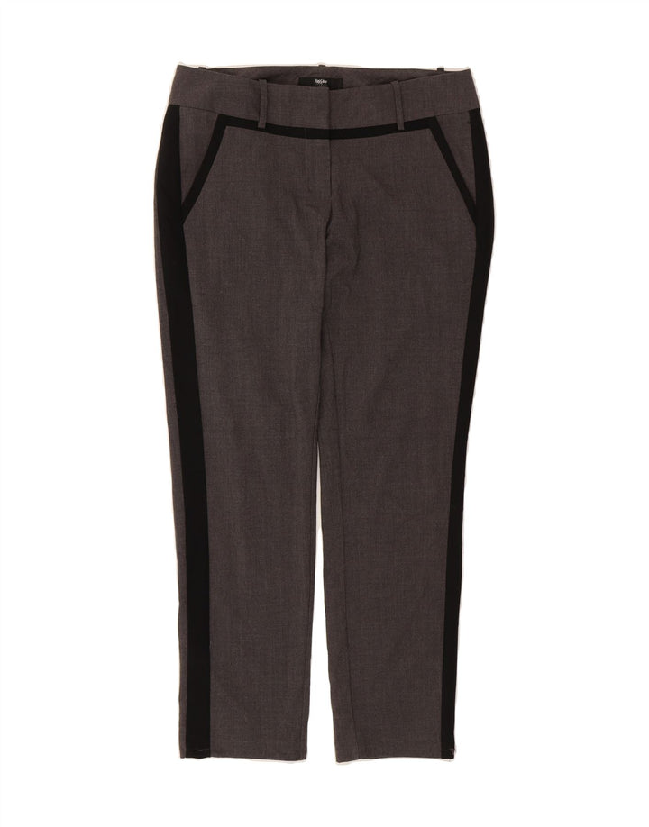 MOSSIMO Womens Slim Cropped Trousers US 4 Small W30 L26 Grey Colourblock Vintage Mossimo and Second-Hand Mossimo from Messina Hembry 