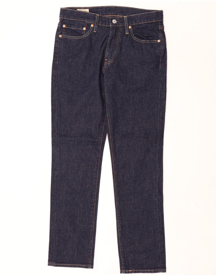 Męskie jeansy Levi's 511 Slim W32 L30 Granatowa bawełna