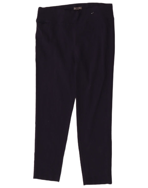 Marks & Spencer Damskie zwężane spodnie codzienne UK 18 XL W36 L29 Granatowe