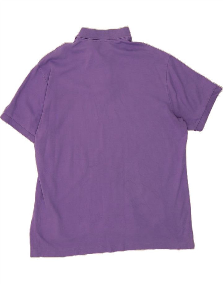 IZOD Mens Polo Shirt XL Purple Cotton Vintage Izod and Second-Hand Izod from Messina Hembry 