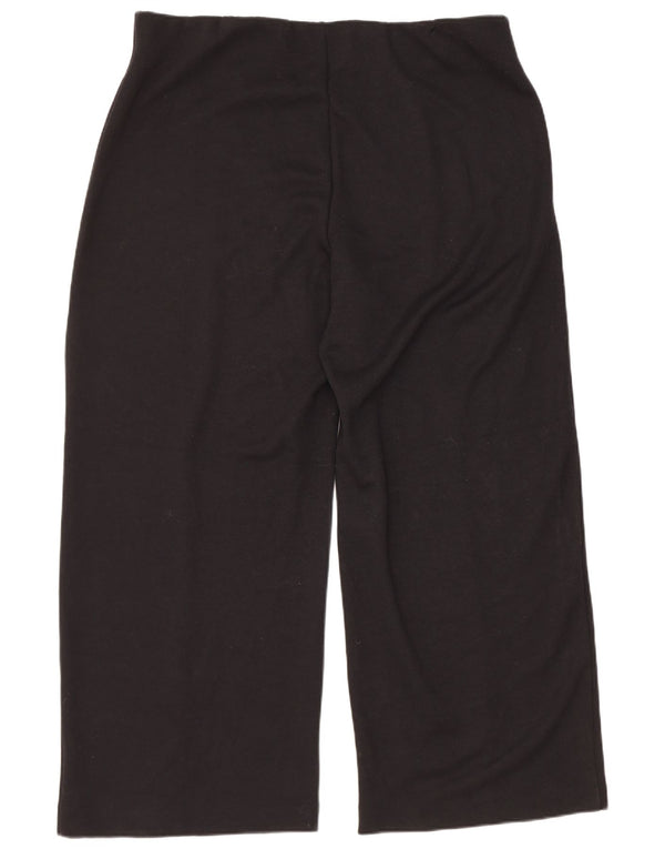 Spodnie damskie Marks & Spencer z szerokimi nogawkami UK 20 2XL W40 L30 Czarne