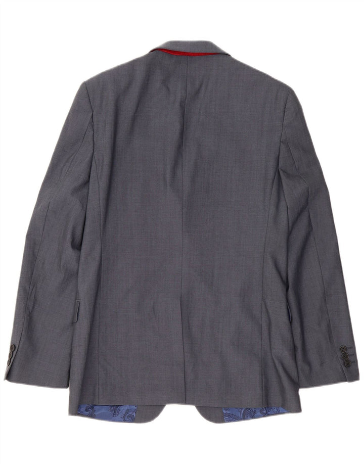 Męska marynarka zapinana na 2 guziki Ted Baker UK 38, średni niebieski