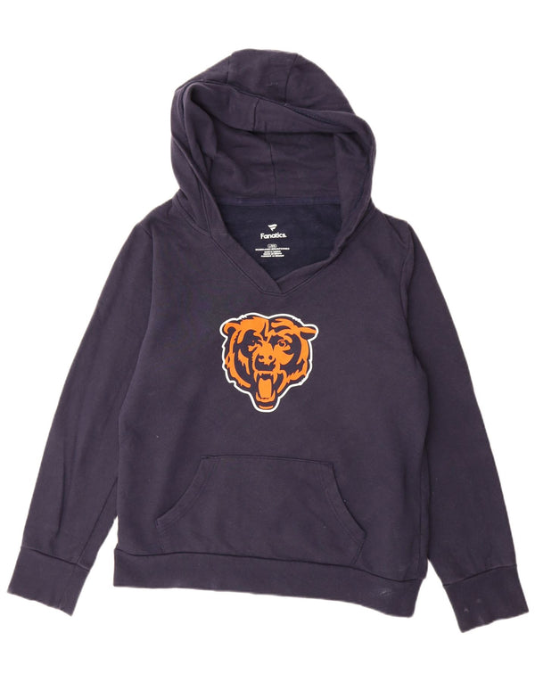 FANATICS Damska bluza z kapturem Chicago Bears Graphic UK 16, duża, granatowa