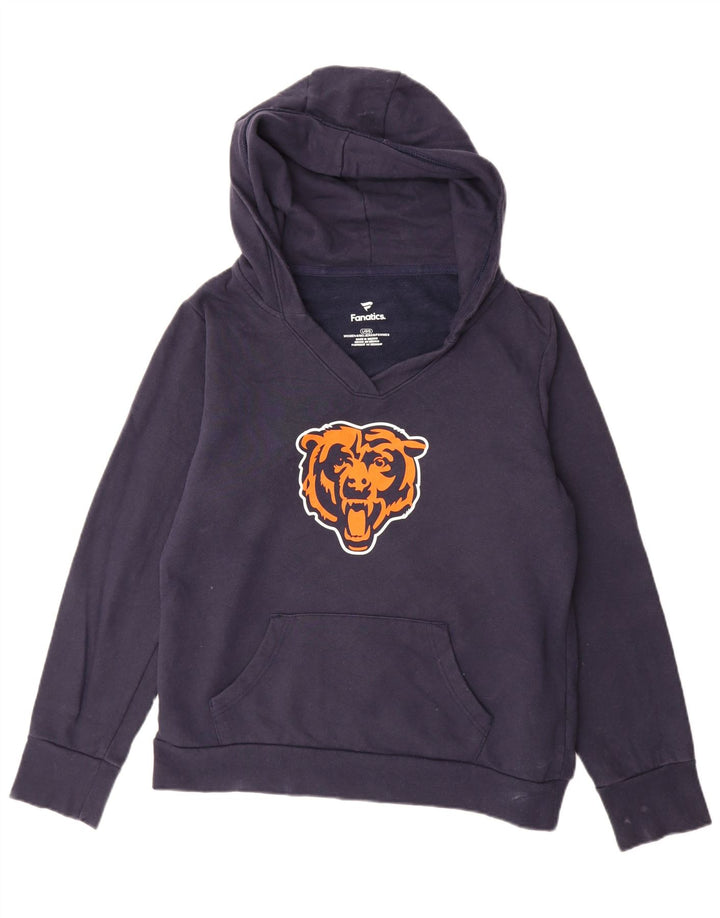 FANATICS Damska bluza z kapturem Chicago Bears Graphic UK 16, duża, granatowa