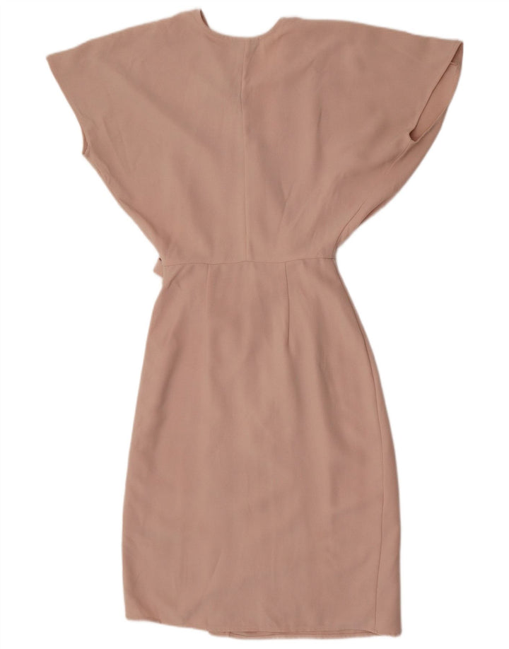 Damska sukienka kopertowa Topshop Batwing UK 6 XS, beżowy poliester