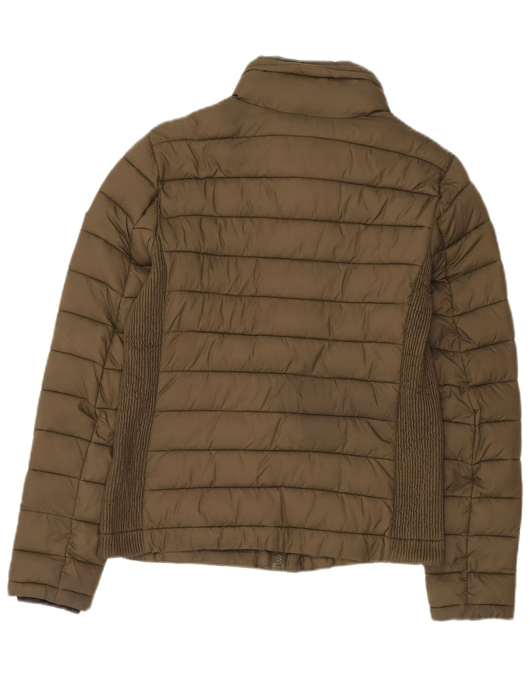 Damska ocieplana kurtka Superdry UK 12, średni nylon khaki