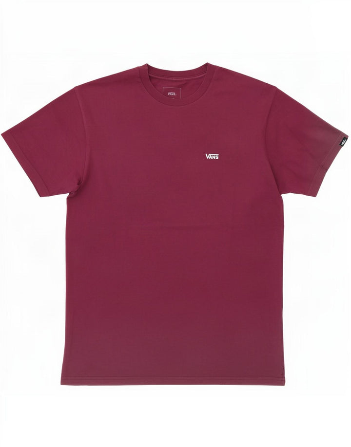 Męska koszulka t-shirt Vans o klasycznym kroju, w kolorze średniego burgunda