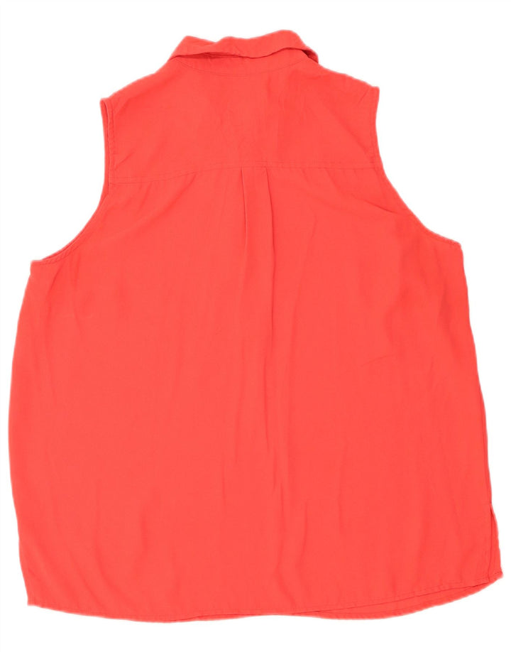 Damska bluzka bez rękawów MICHAEL KORS UK 14, duża czerwona