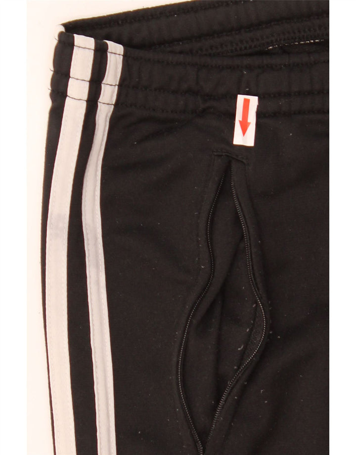 Męskie spodnie dresowe ADIDAS UK 36/38, małe, czarne, poliestrowe