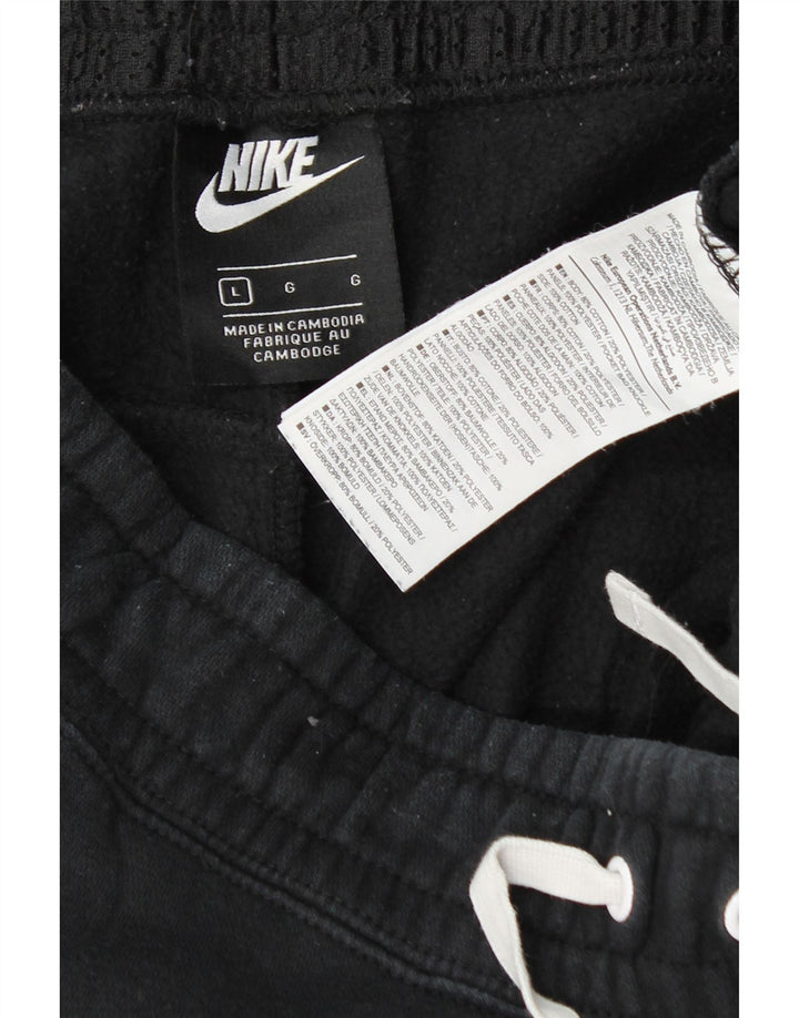 Męskie spodnie dresowe Nike, duże, granatowe, bawełniane