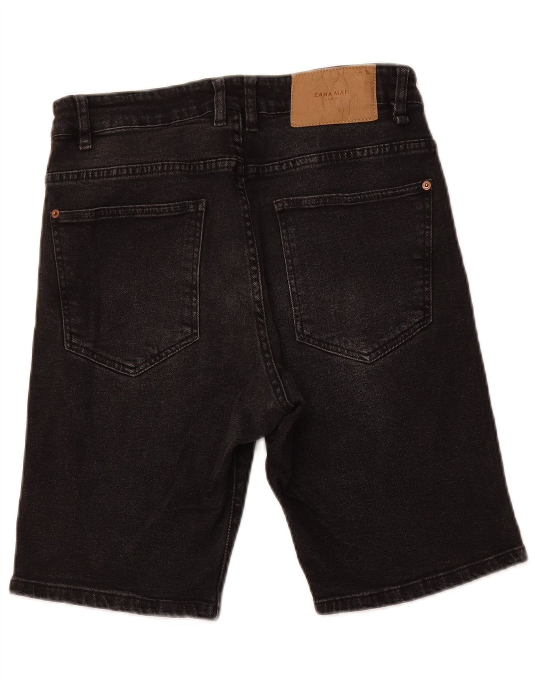 Męskie spodenki jeansowe ZARA EU 40 Medium W31, czarne, bawełniane