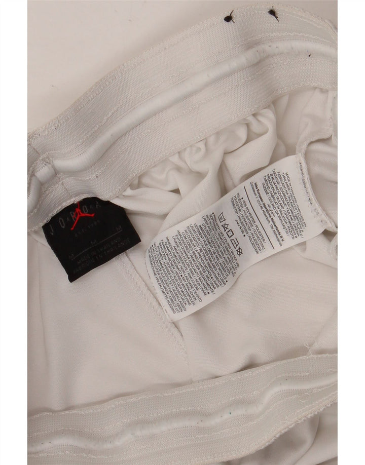 Męskie spodenki sportowe Jordan, poliester w kolorze średniej bieli