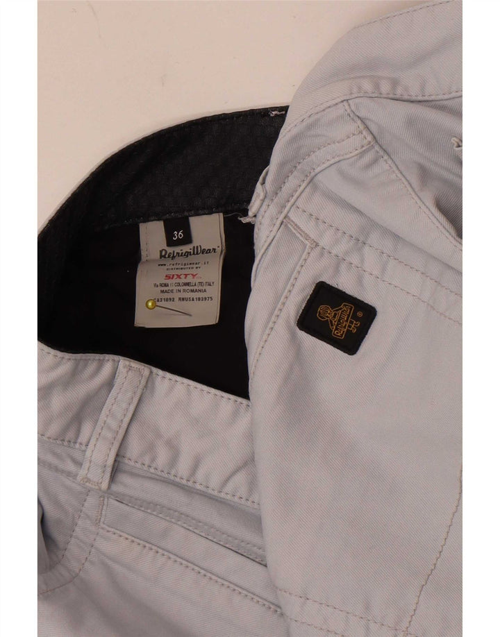 Spodenki męskie Refrigiwear W36, duże, niebieskie, bawełniane