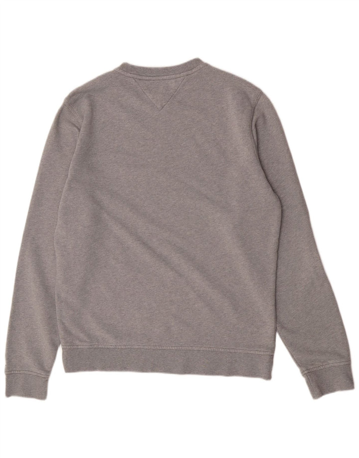 Męska bluza z grafiką Tommy Hilfiger XL, szara, bawełniana