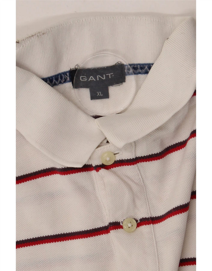 Męska koszulka polo GANT XL w białe paski