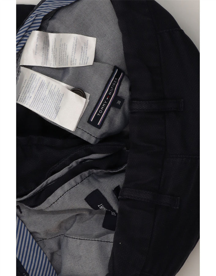 Męskie spodenki Chino TOMMY HILFIGER W30 Średni granatowy, bawełniany