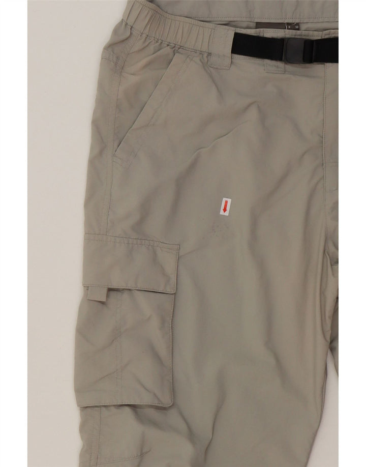 MC KINLEY Womens Capri Trousers W33 L22 Grey Polyamide Vintage MC Kinley and Second-Hand MC Kinley from Messina Hembry 