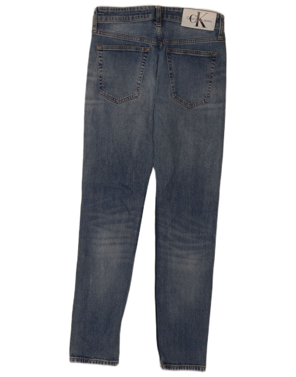 Męskie jeansy obcisłe Calvin Klein W28 L30 niebieskie