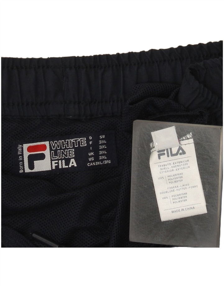 Męskie spodenki sportowe Fila 3XL granatowy poliester