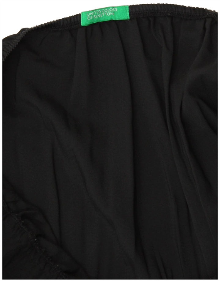 Damski top na ramiączkach Benetton UK 12, średni czarny