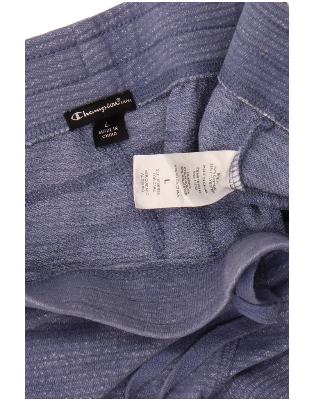 Damskie spodnie dresowe CHAMPION Joggers UK 14, duże, niebieskie nakrapiane