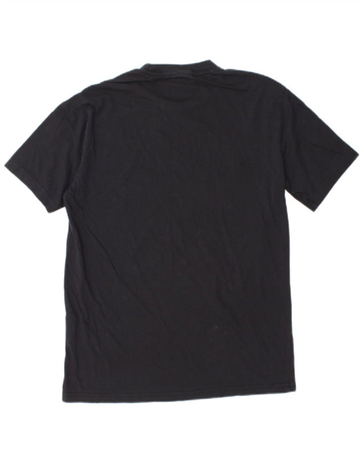Męski T-shirt Champion z grafiką, mały, czarny, bawełniany