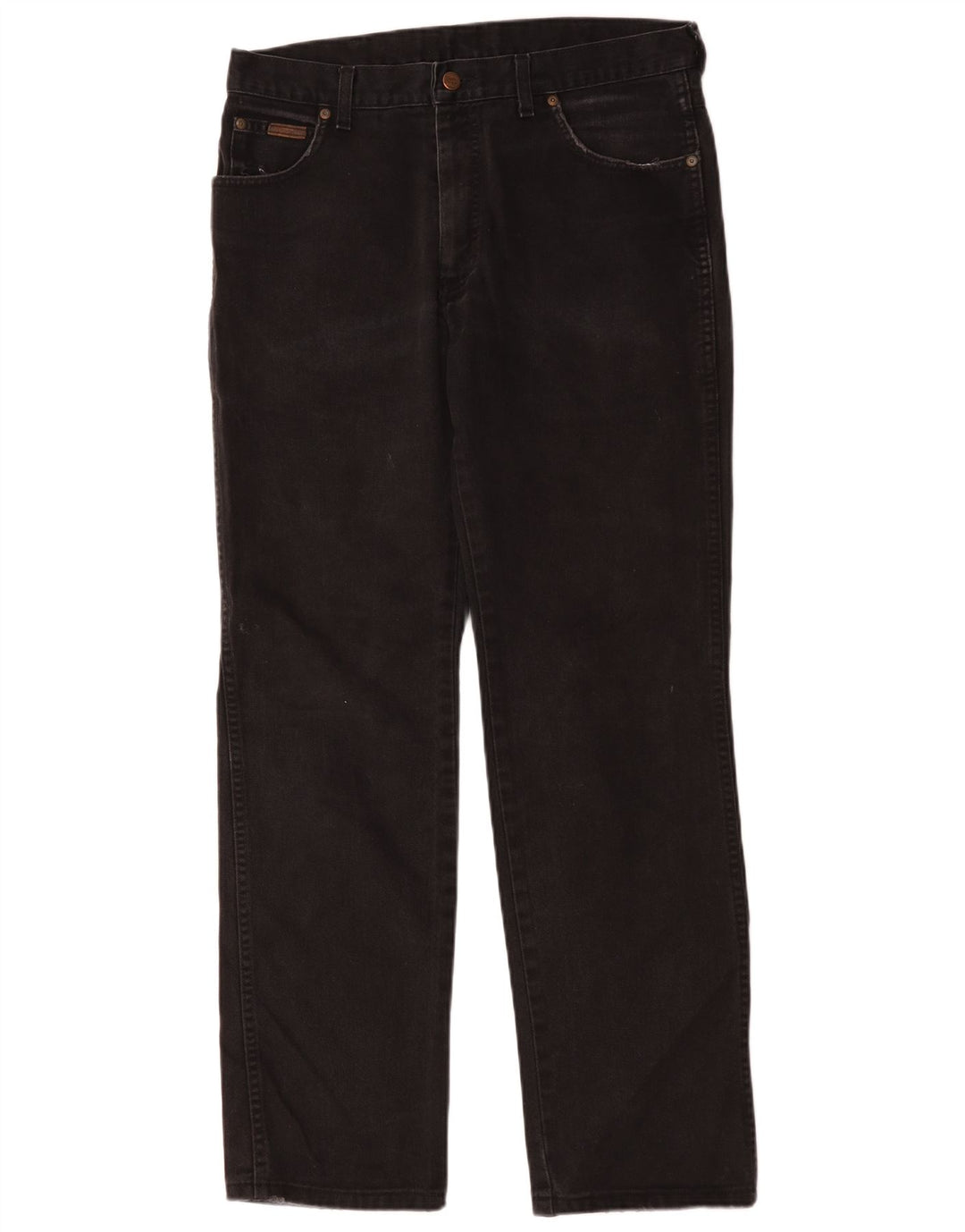 Męskie proste dżinsy Wrangler W34 L31 czarne