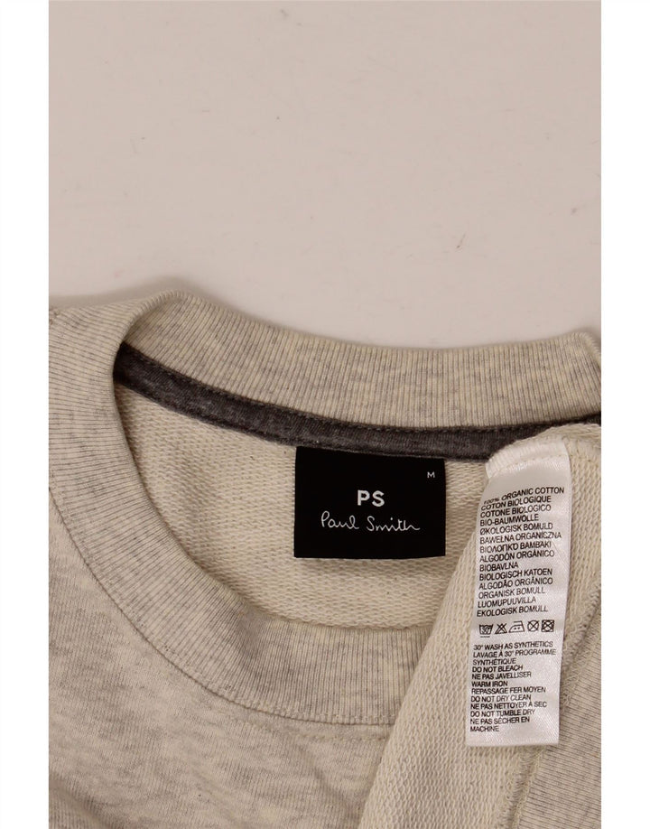 Męska bluza Paul Smith Sweter średnioszary, bawełniany w cętki